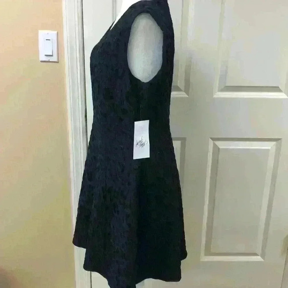 NWT BCBGMaxazria Hanneli Leopard-Jacquered Dress - Picture 8 of 12